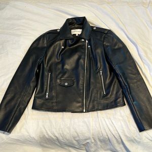 Fake Leather Jacket